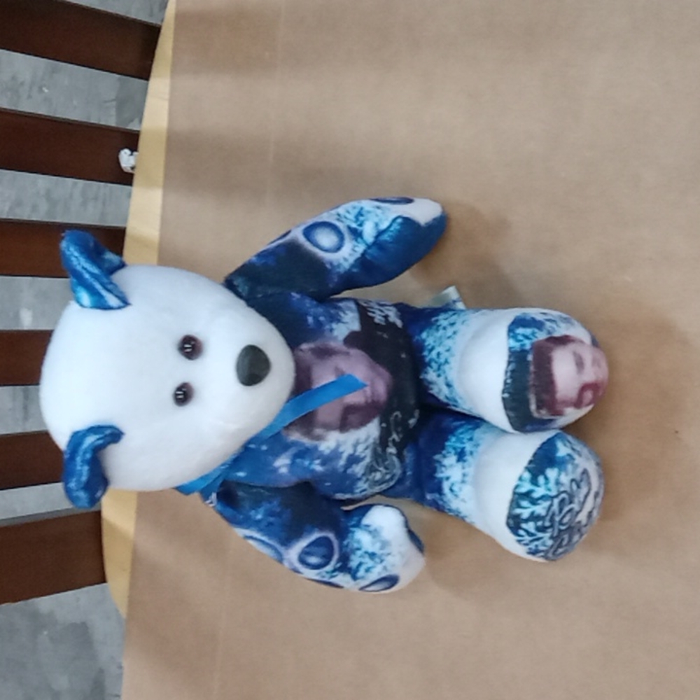 Elvis Presley stuffed bear.